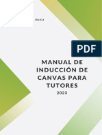 Manual de Induccion A Canvas - Tutores