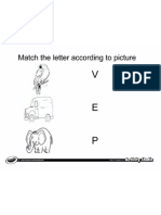 Match Letter From Picture 1