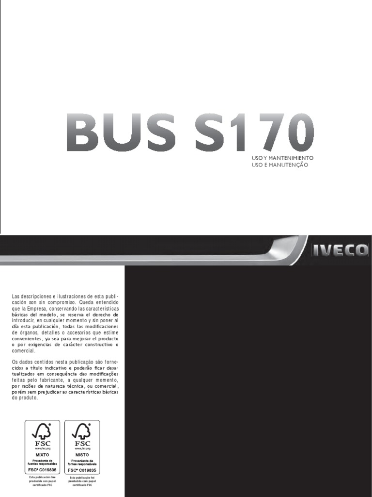Iveco Bus S170 Operación | PDF | Química | Ciencias fisicas