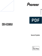Manual de Operações Deh X3580ui