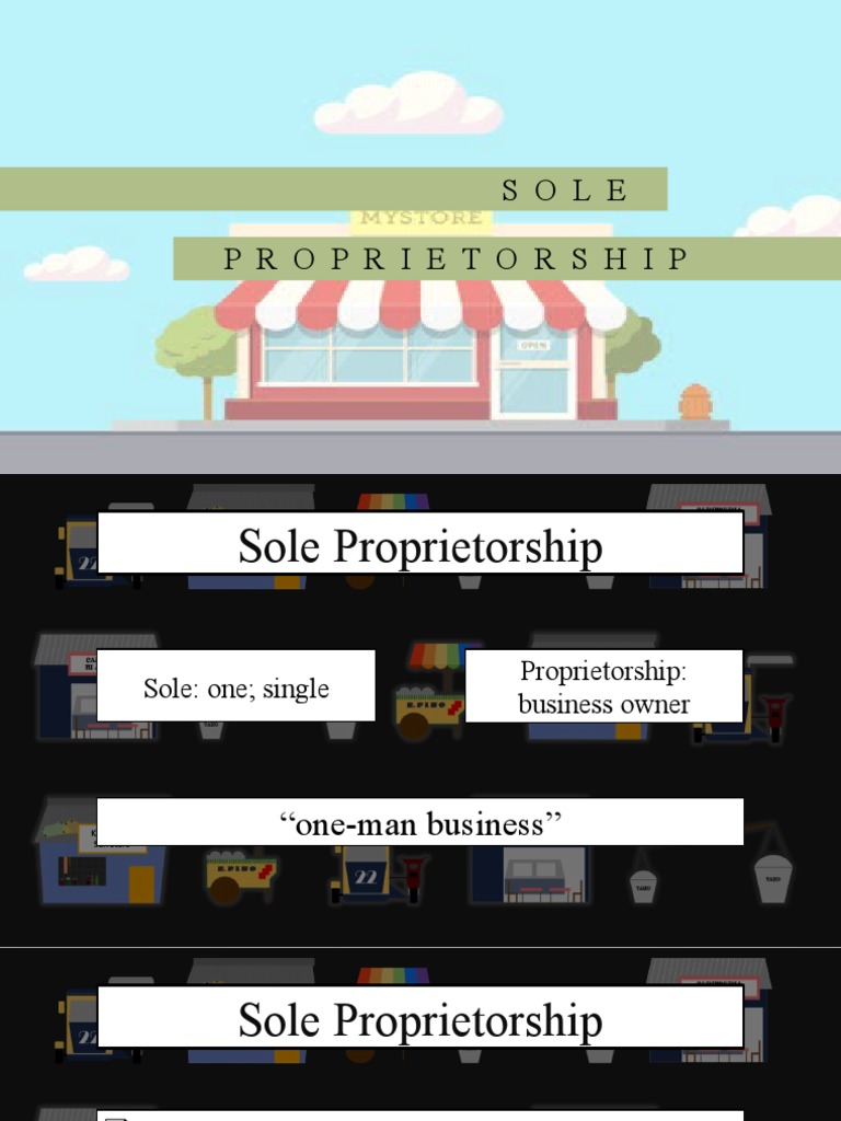 Sole Proprietorship PDF