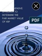 A Comprehensive Approach To Determine The Fair Market Value of XRP