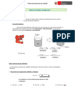 Clase de Reacciones Quimicas