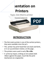 Presentation On Printers