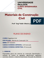 Materiais de Construção Civil - Introdução