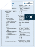 Materia - Química Ejercicios