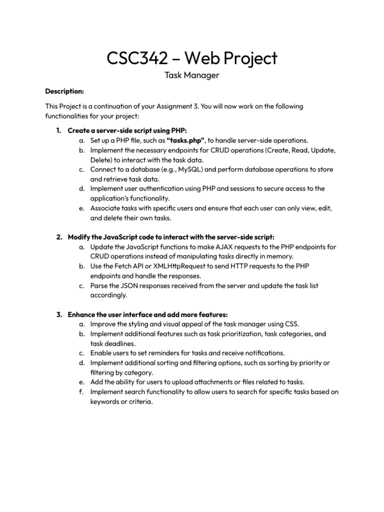 Web Project Using Algorithm