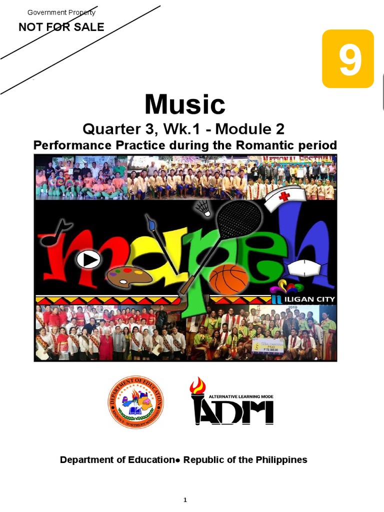 Music9 Q3 Mod2 Performancepracticeduringtheromanticperiod V2 Pdf
