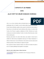 Allah N'Est Pas Oblige: Les Enfants Et Les Femmes Dans D'Ahmadou Kourouma