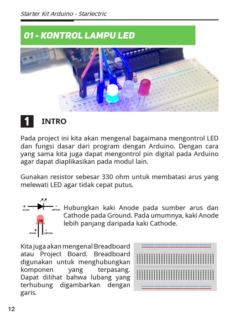 Kontrol LED dengan Arduino IoT | PDF