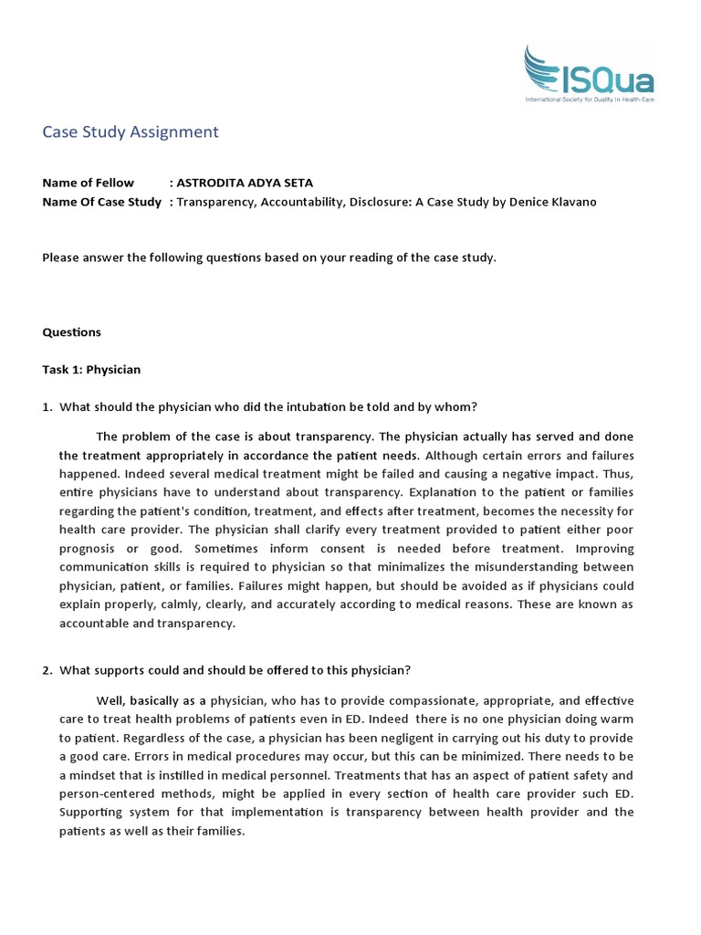 Astro Case Study | PDF | Patient | Physician
