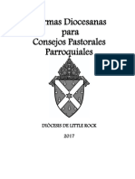 Diocesan Parish Pastoral Council Policies 2017 SP