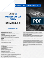 Fluxograma O Messias Já Veio Sl 2.1-9 - Lição 03 Jovens