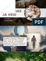 Slide Lição 03 Jovens - 2º Trimestre 2023 - O Messias Já Veio