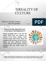 Universality of Culture