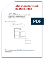 Household Disaster Risk Reduction Plan