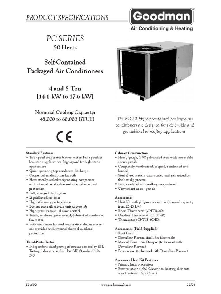 Goodman OT18-60A Outdoor Heat Pump Stat