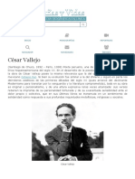 Biografia de César Vallejo