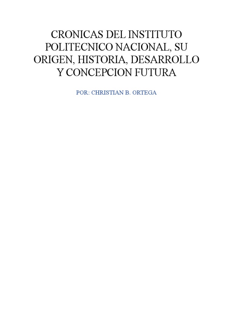 Historia Del Ipn | PDF