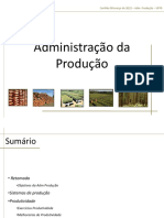 AdmProdução - Aula - 5 - 2022 - 03 - 08 - Sist Prod e Produtividade