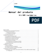 Manual Del Producto: Kit NVR Inalámbrico