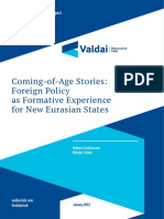 Valdai Report Coming-of-Age Stories