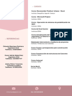 Curriculum CV Mujer Formal Moderno y Sencillo Verde