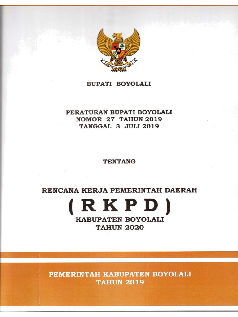 Boyolali Regional Development Plan | PDF