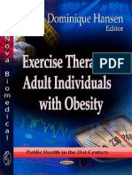 (Public Health in The 21st Century Series.) Dominique Hansen, Editor. - Exercise Therapy in Adult Individuals With Obesity-Nova Science Publishers (©2013.)