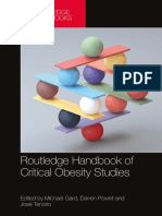Michael Gard (Editor), Darren Powell (Editor), José Tenorio (Editor) - Routledge Handbook of Critical Obesity Studies-Routledge (2022)