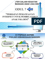 Modul 7&8 Komputer Dalam Kegiatan Pengembangan Anak Usia Dini