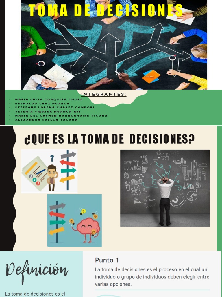 Proceso de Toma de Decisiones | PDF | Toma de decisiones | Cognición
