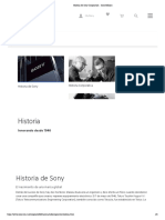 Historia de Sony Corporation - Sony México