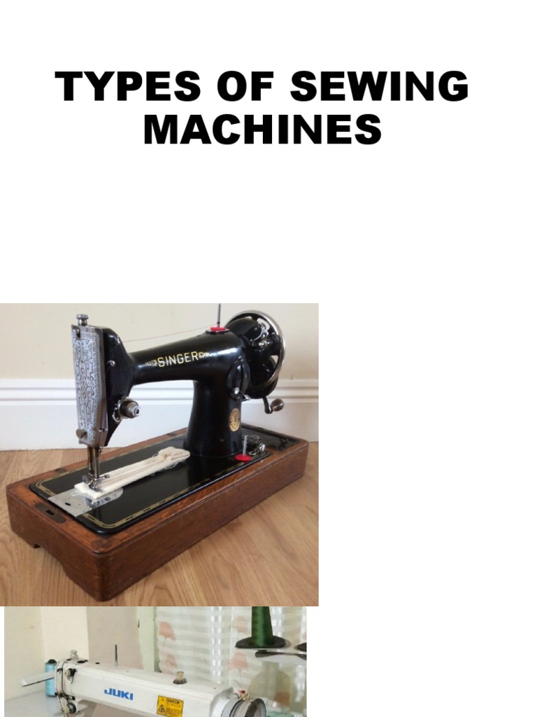 Types of Sewing Machine PDF