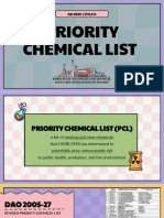 Chemical List Priority: Ra 6969 - Title Ii