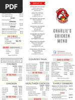 Dickey's BBQ Takeout and Delivery Menu | PDF | Barbecue | Sausage
