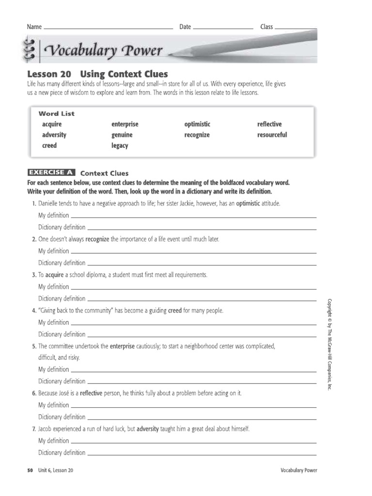 Lesson 20 Grade 9 | PDF