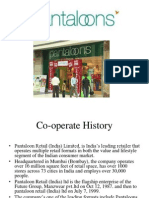 Co-operate History of Pantaloon Retail (India) Limited