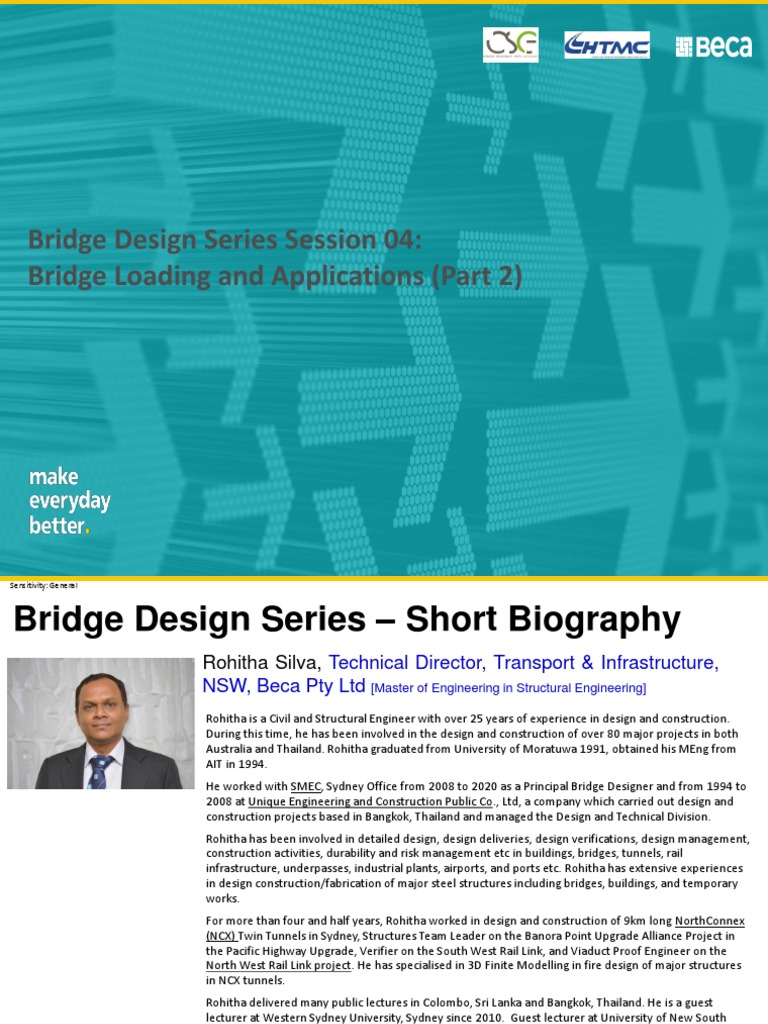 Session 05- Bridge Loading -Applications Part 2 | PDF | Concrete | Bridge