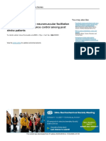 PNF 5 Effect of PNF On Standing Ballance Control Among Post Stroke