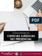 Licenciatura en Ciencias Juridicas No Presencial