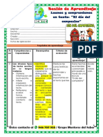 1° Sesión Día 5 Com Leemos y Comprendemos Un Texto El Día Del Campesino Unidad 4 Semana 4