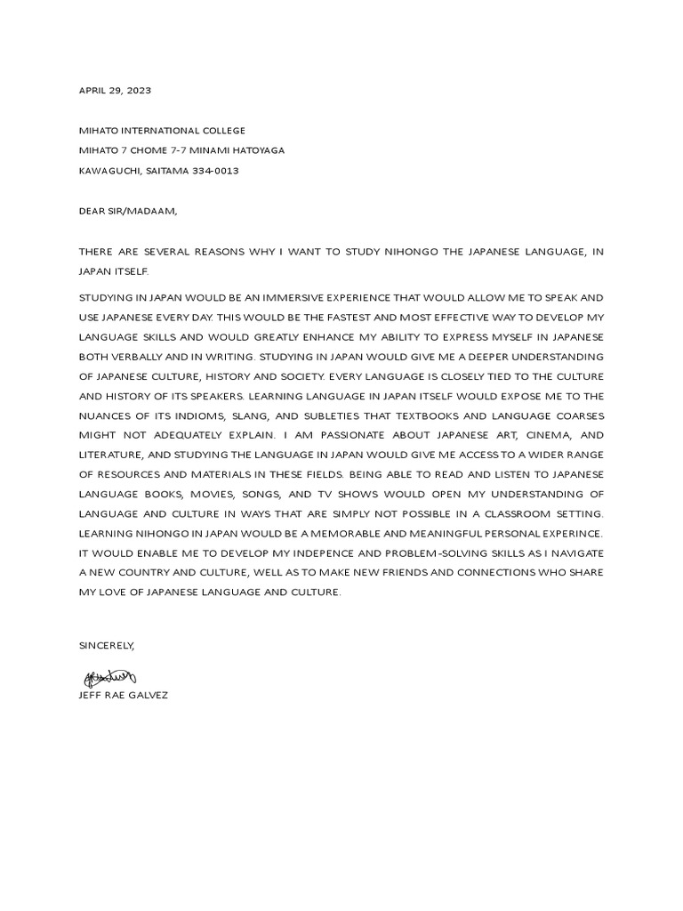 Reason why study in japan pdf