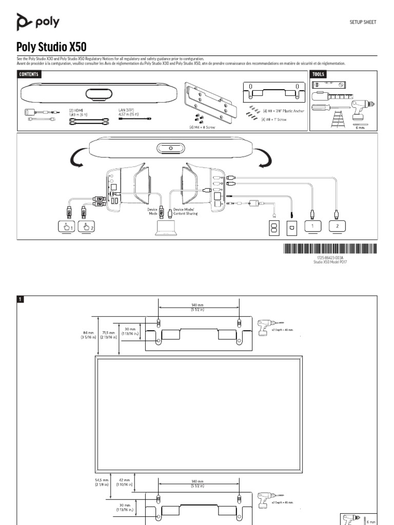 Poly Studio X50 Setup Guide | PDF
