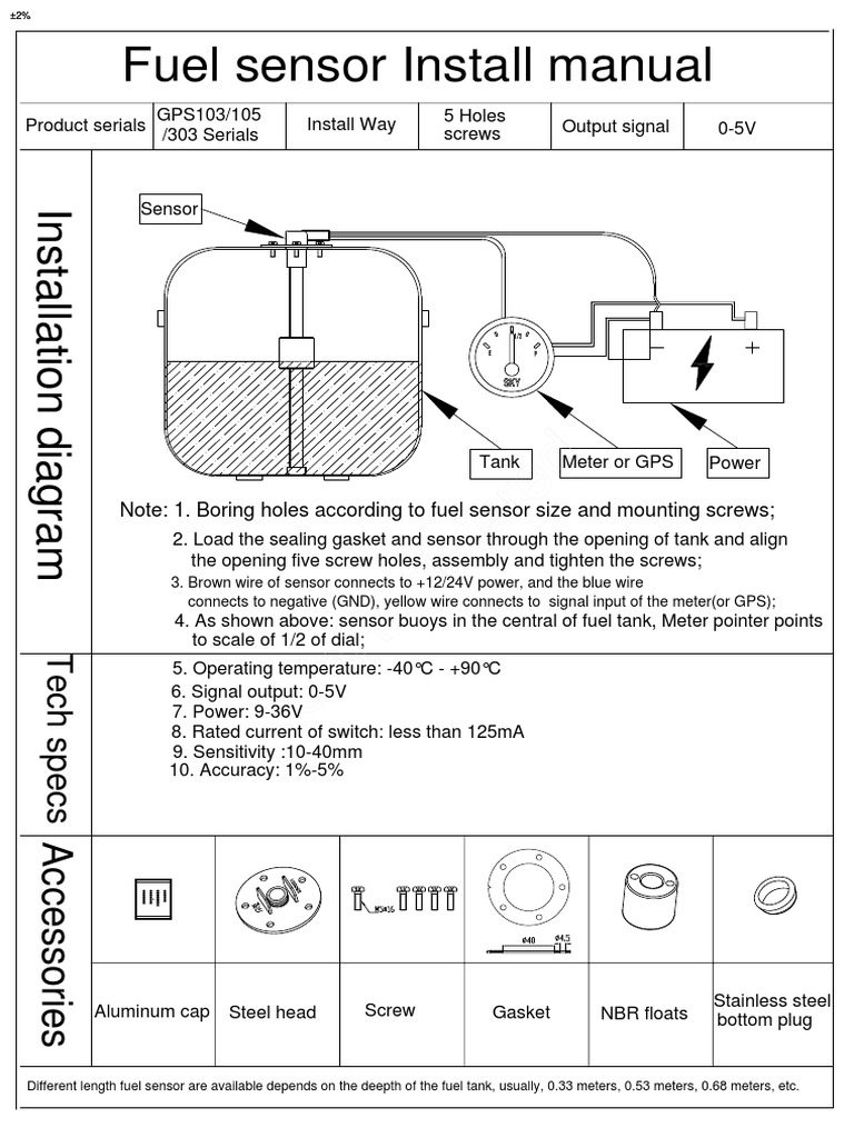 Rod Fuel sensor installation manual20161011 PDF