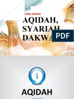 Aqidah Syariah Dakwah