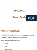 Introduction To Fossil Fuels