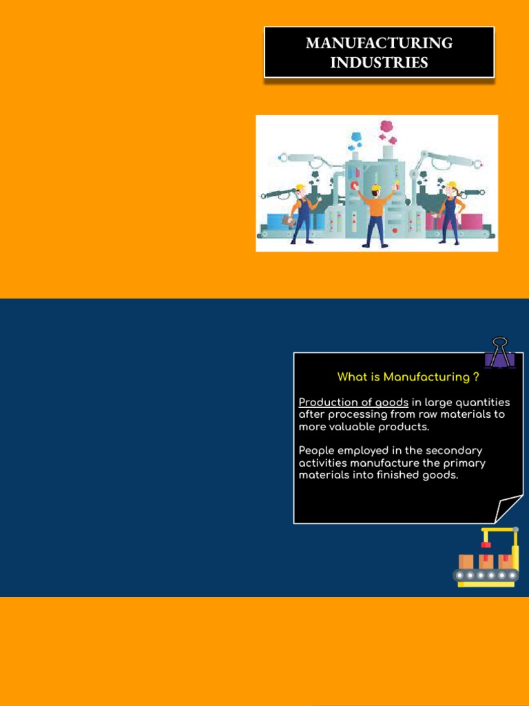 Manufacturing Industries PDF Steel Textile Manufacturing