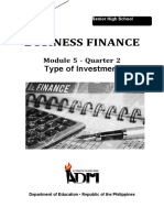 Business Finance Module 5 Students