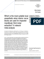 Comparison of Local Anaesthetic